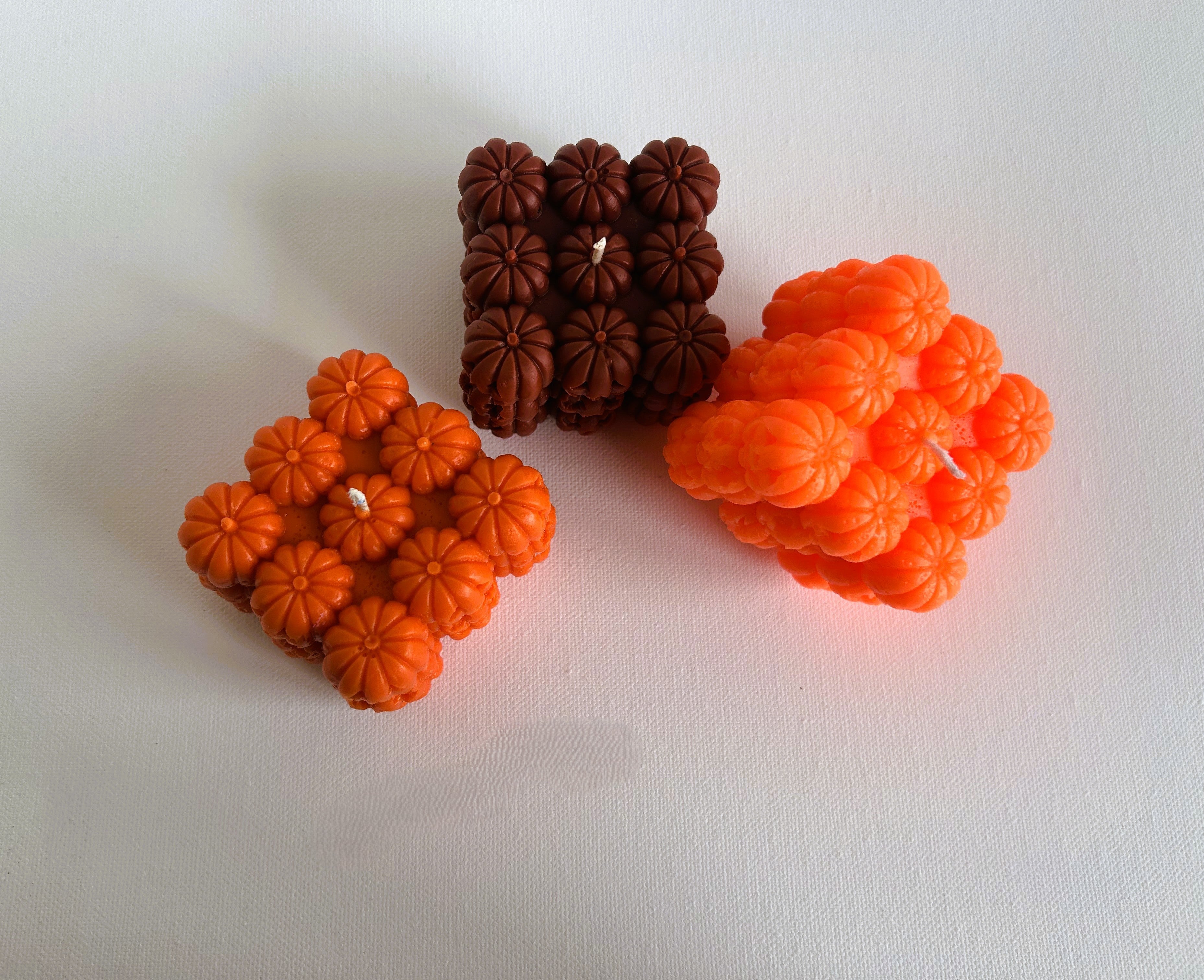 🎃 Halloween Pumpkin Pillar Candle (150g) | Sculptural Soy Wax Candle | Mendeleev Atelier