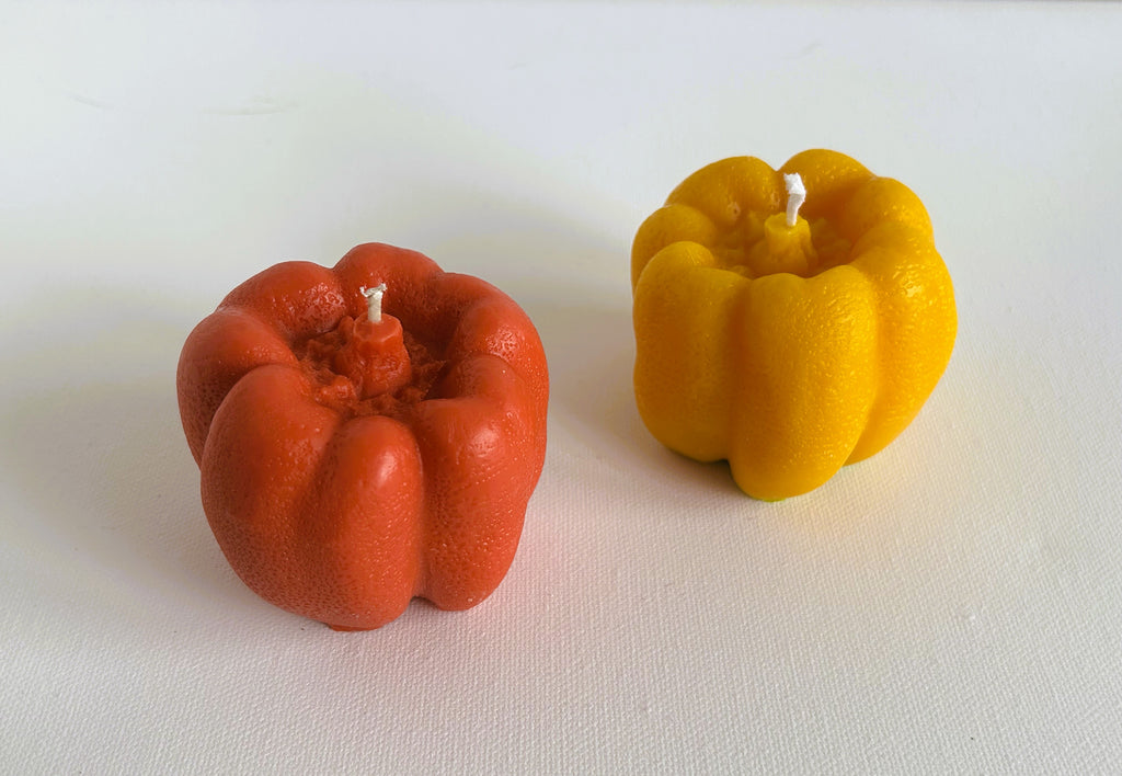 🌶️ Bell Pepper Sculptural Candle (100g) | Realistic Vegetable Candle | Mendeleev Atelier
