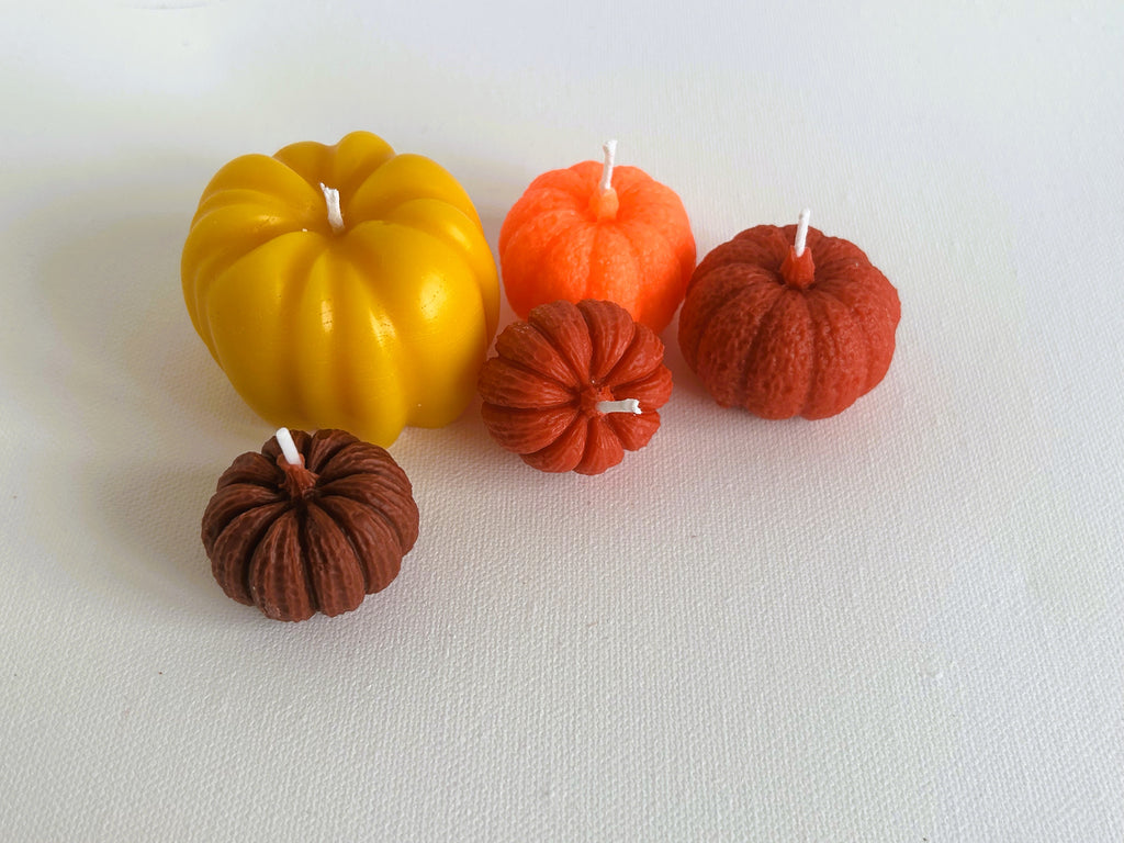 🎃 Fall Pumpkin Candle Set (200g) | Autumn Decor Candles | Mendeleev Atelier