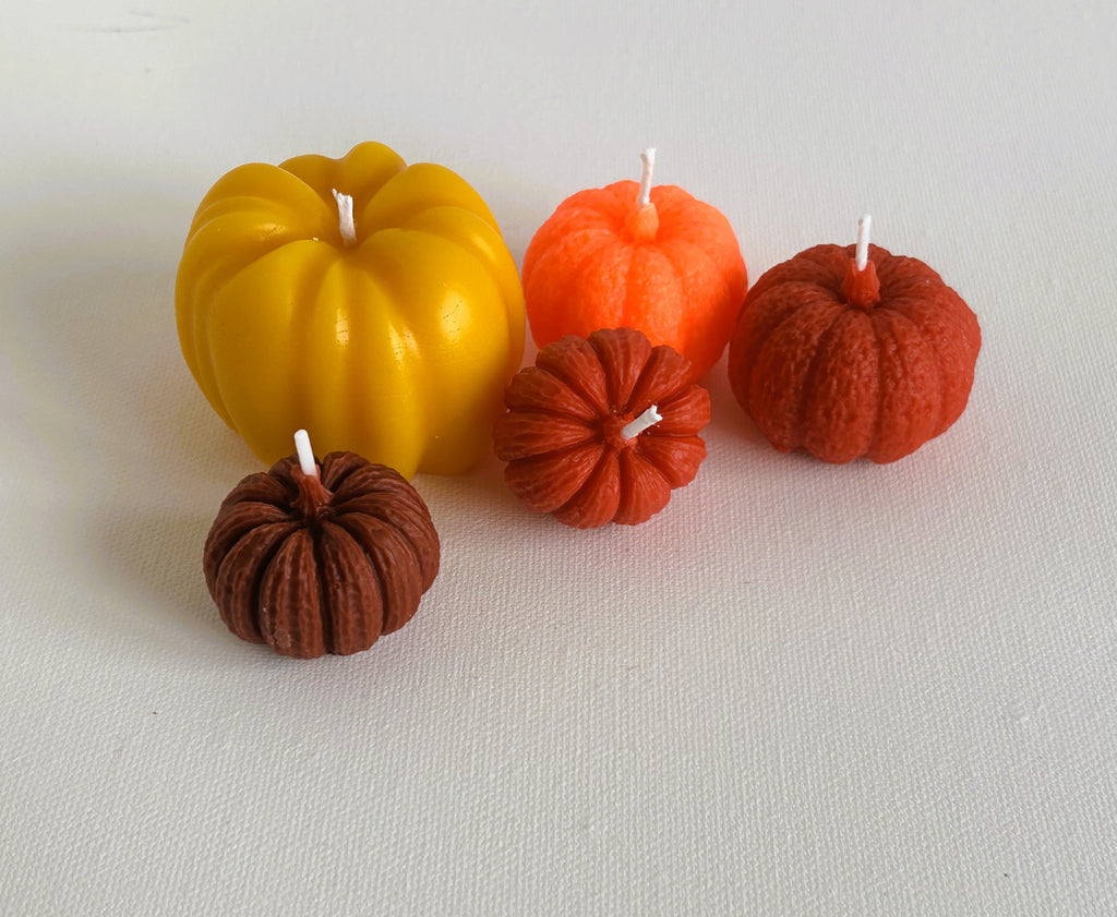 🎃 Fall Pumpkin Candle Set (200g) | Autumn Decor Candles | Mendeleev Atelier