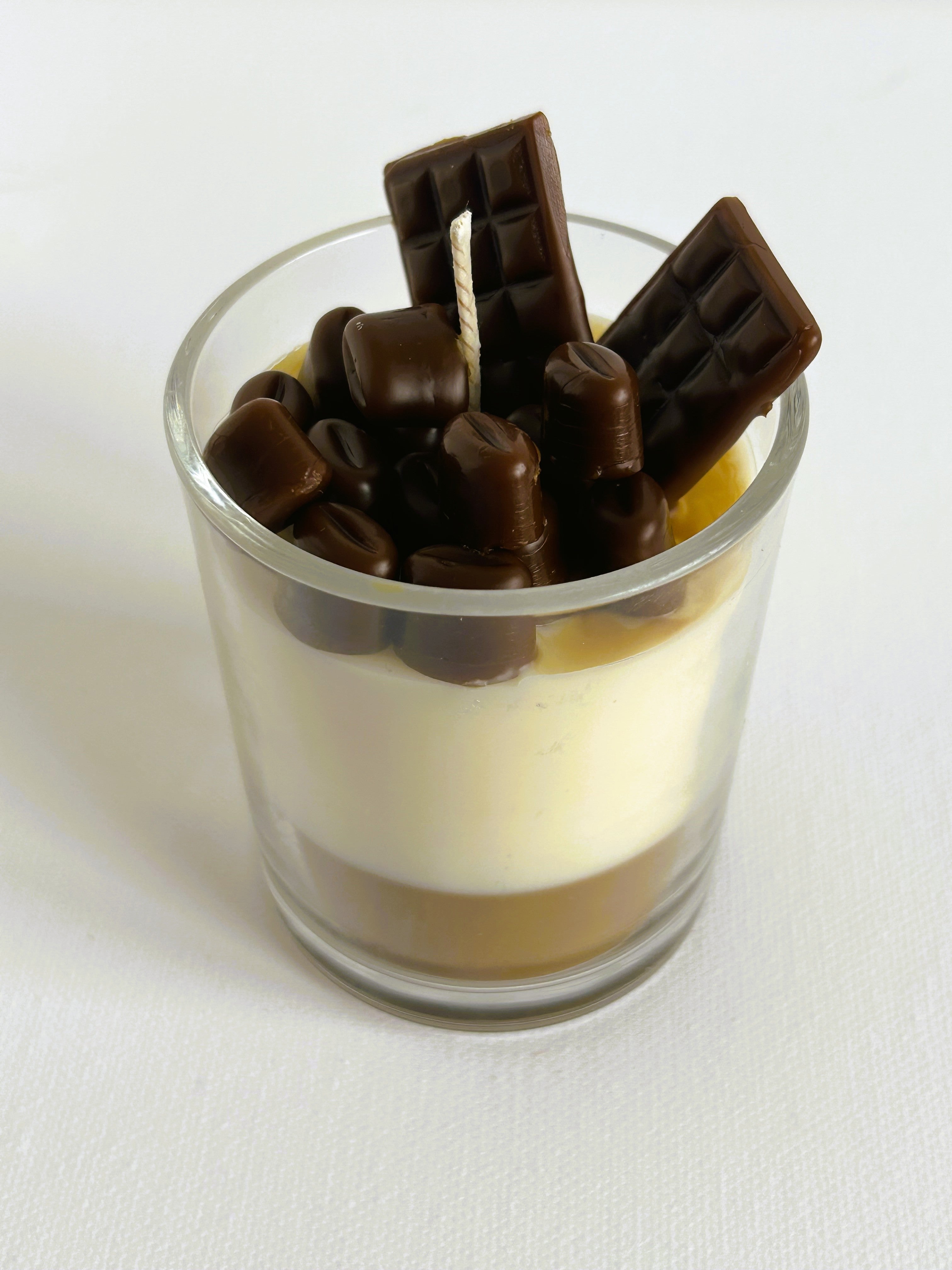 🍫 Chocolate Dessert Candle (150g) | Large Coffee-Inspired Candle | Mendeleev Atelier