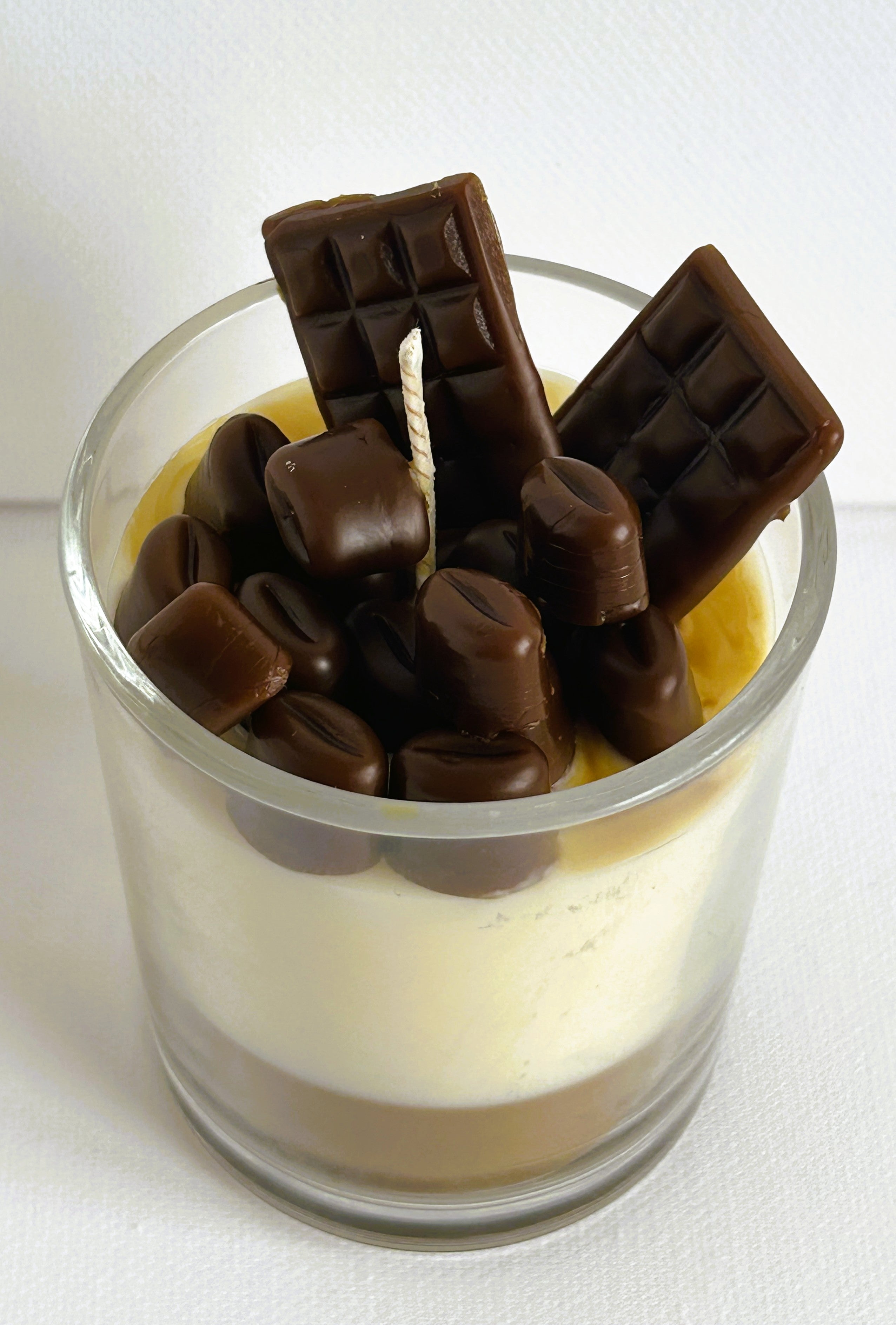 🍫 Chocolate Dessert Candle (150g) | Large Coffee-Inspired Candle | Mendeleev Atelier