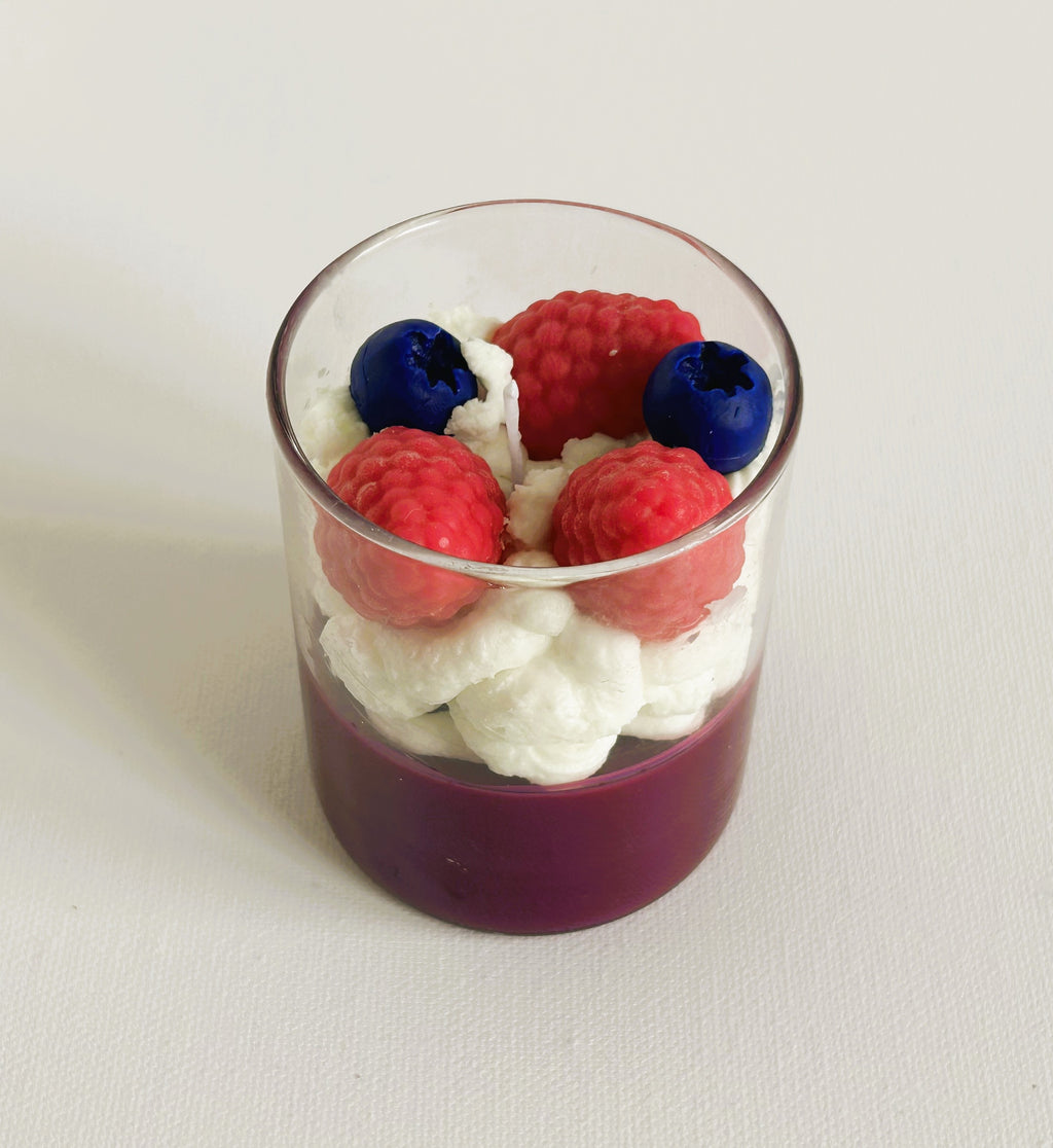 🍓 Berry Dessert Candle (150g) | Large Berry Cup Candle | Mendeleev Atelier