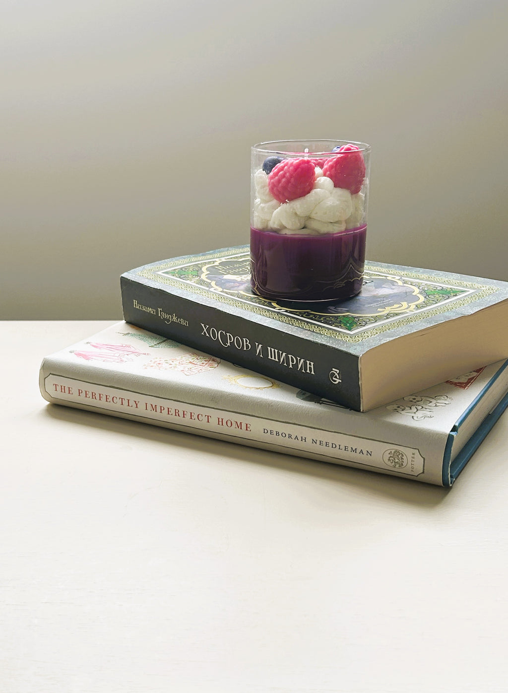 🍓 Berry Dessert Candle (150g) | Large Berry Cup Candle | Mendeleev Atelier