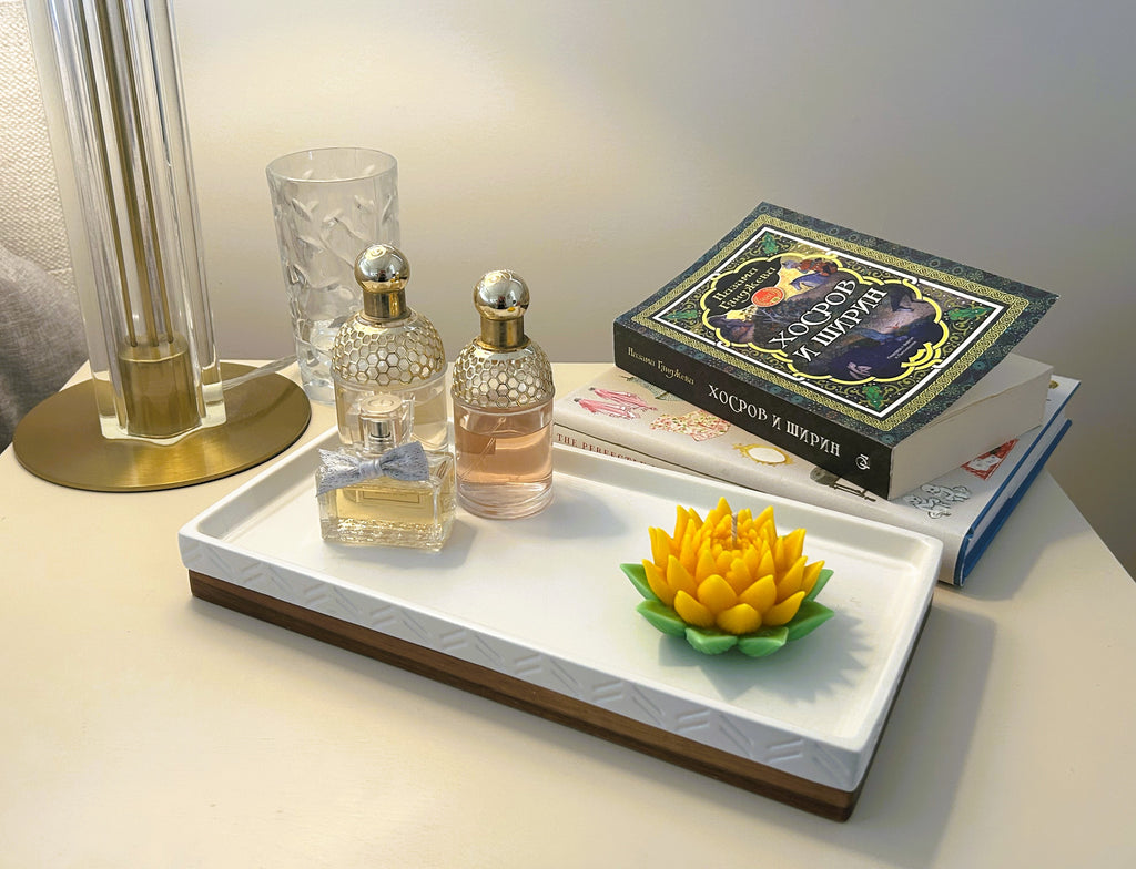 🌼 Large Flower Sculptural Candle (100g) | Handmade Soy Wax Candle | Mendeleev Atelier