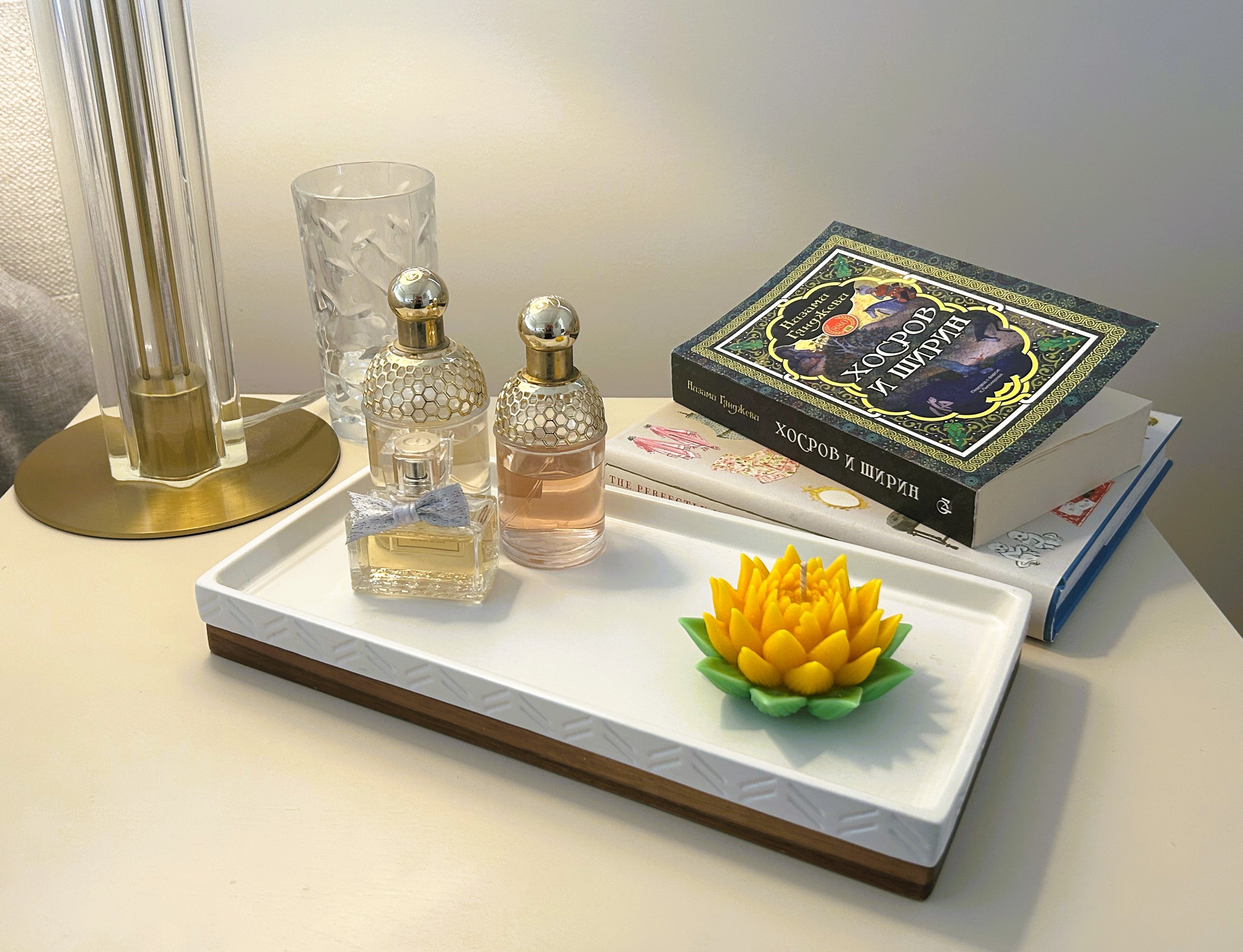 🌼 Large Flower Sculptural Candle (100g) | Handmade Soy Wax Candle | Mendeleev Atelier