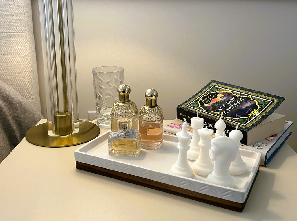 ♟️ Chess Candle Set (6 Pieces) | Sculptural Soy Wax Candles | Mendeleev Atelier