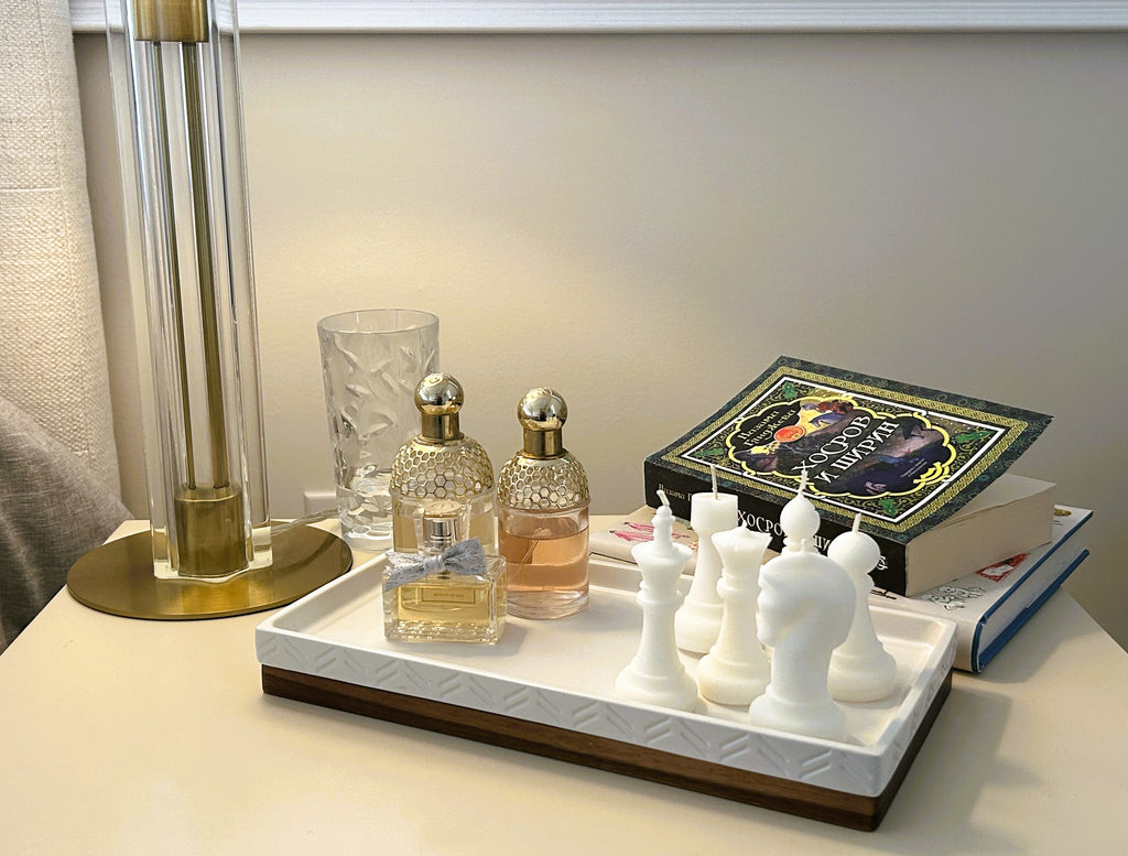 ♟️ Chess Candle Set (6 Pieces) | Sculptural Soy Wax Candles | Mendeleev Atelier