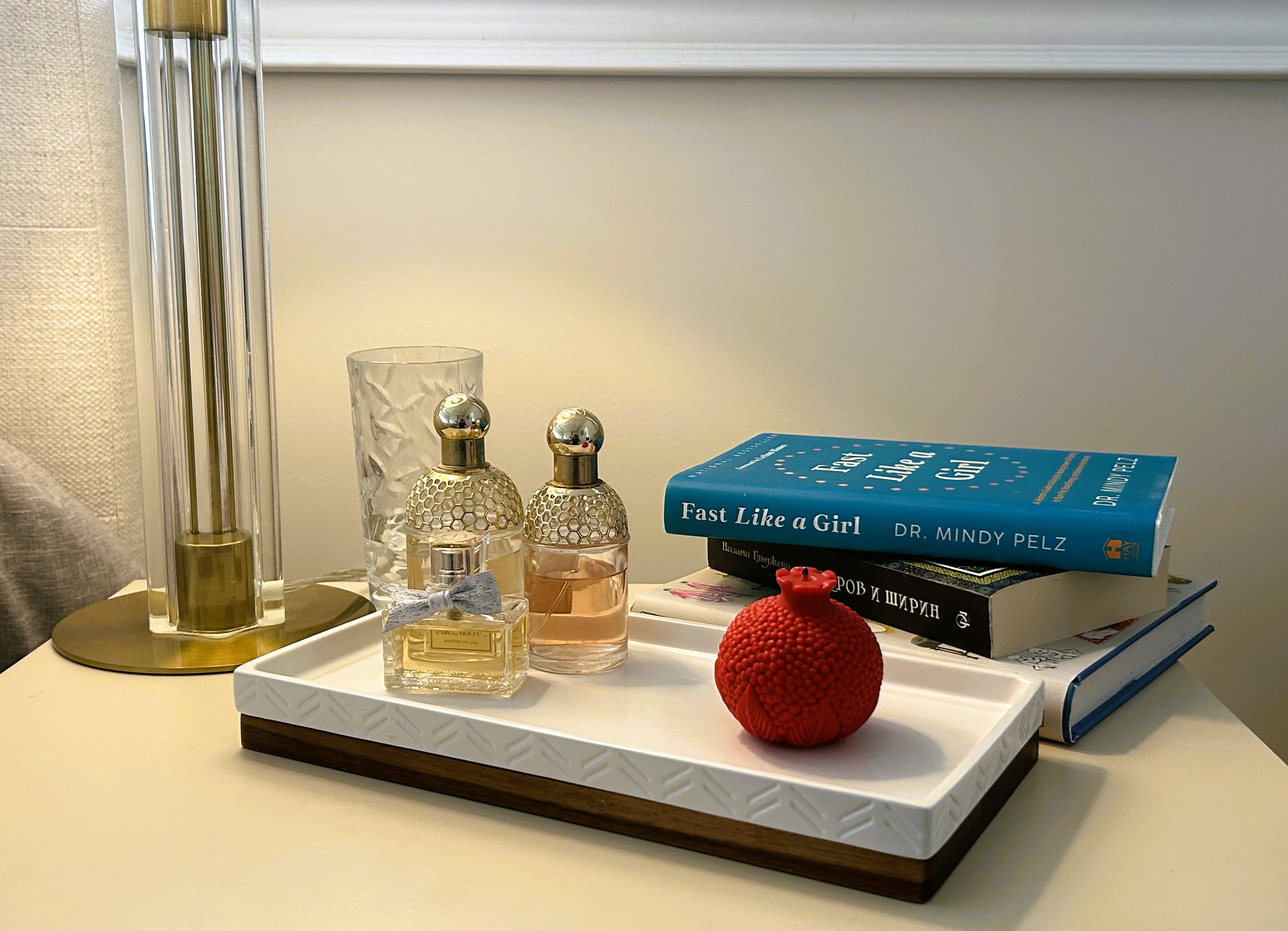 🍎 Pomegranate Candle (130g) | Sculptural Fruit Candle | Mendeleev Atelier