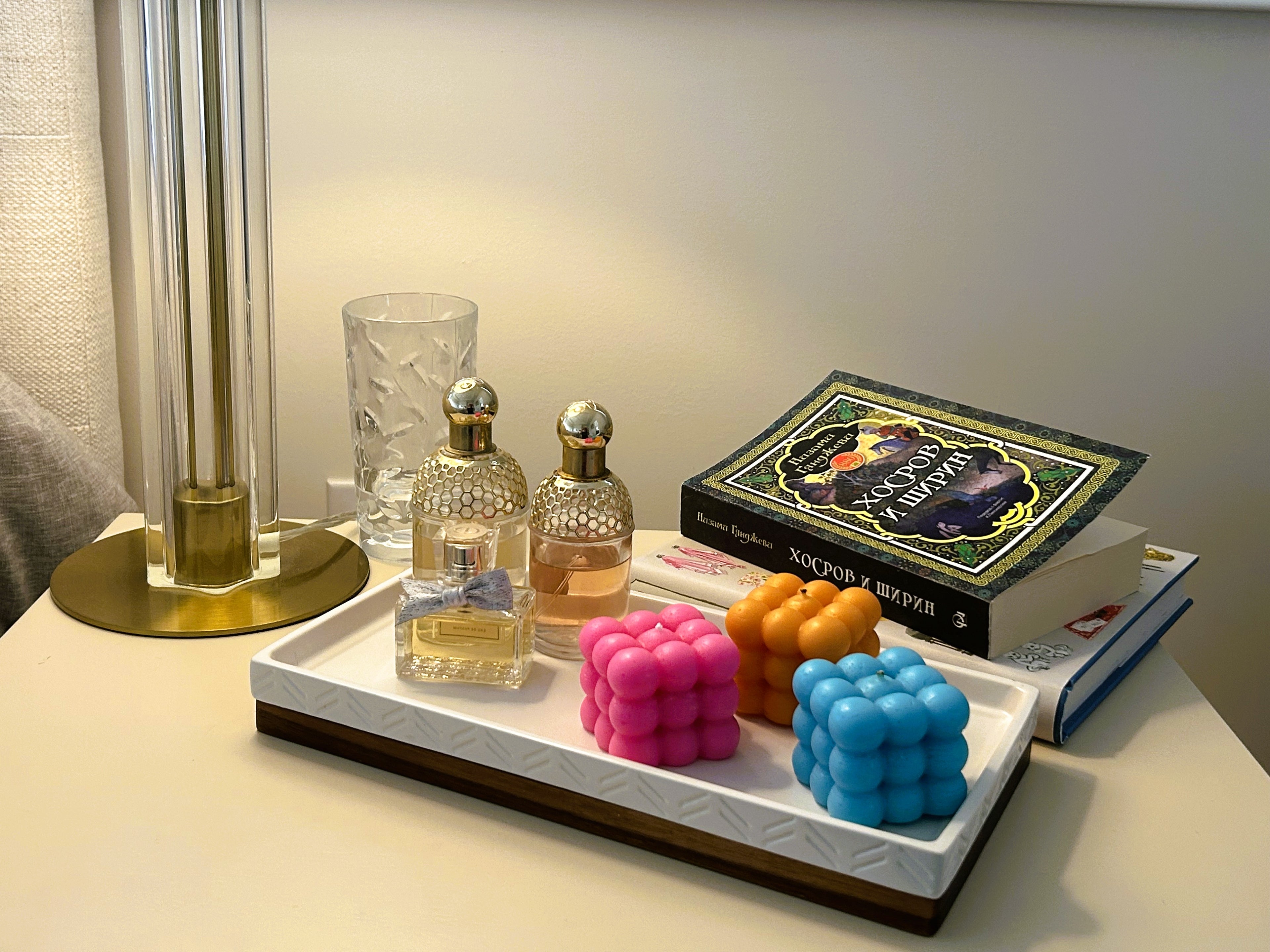 🫧 Geometric Bubble Candle (100g) | Modern Sculptural Candle | Mendeleev Atelier