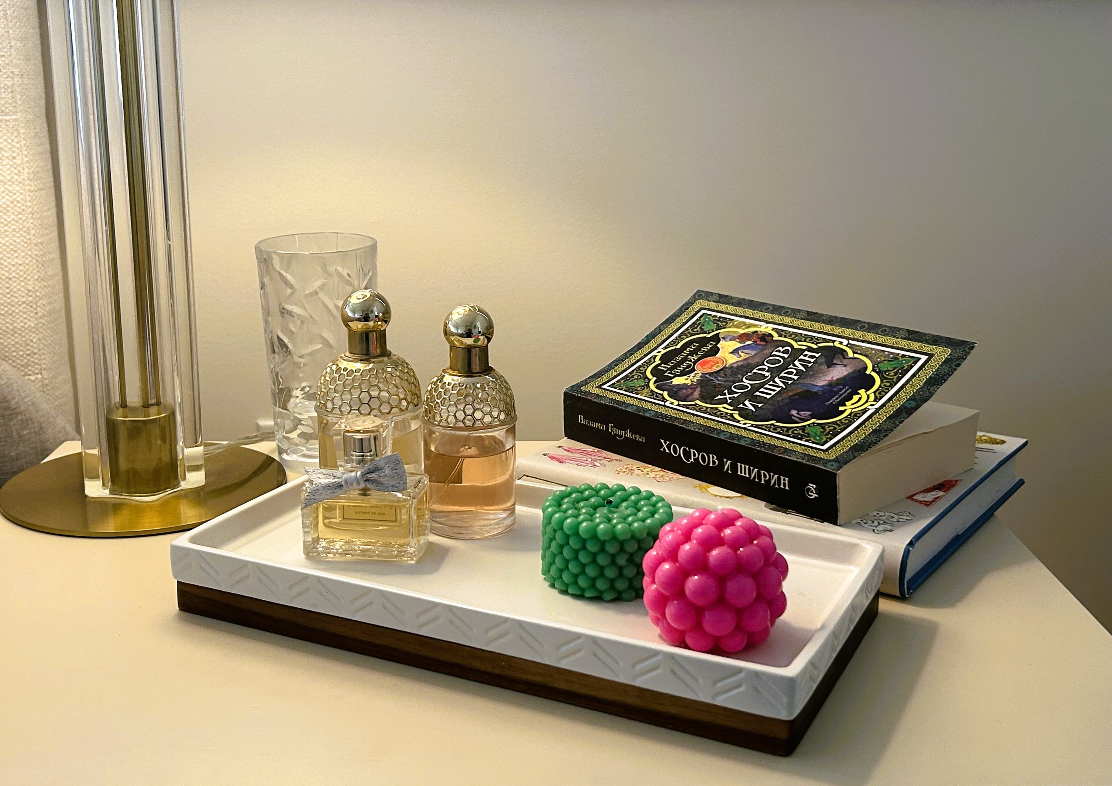 🫧 Geometric Bubble Candle Set (2 pcs, 100g) | Modern Sculptural Candle Duo | Mendeleev Atelier