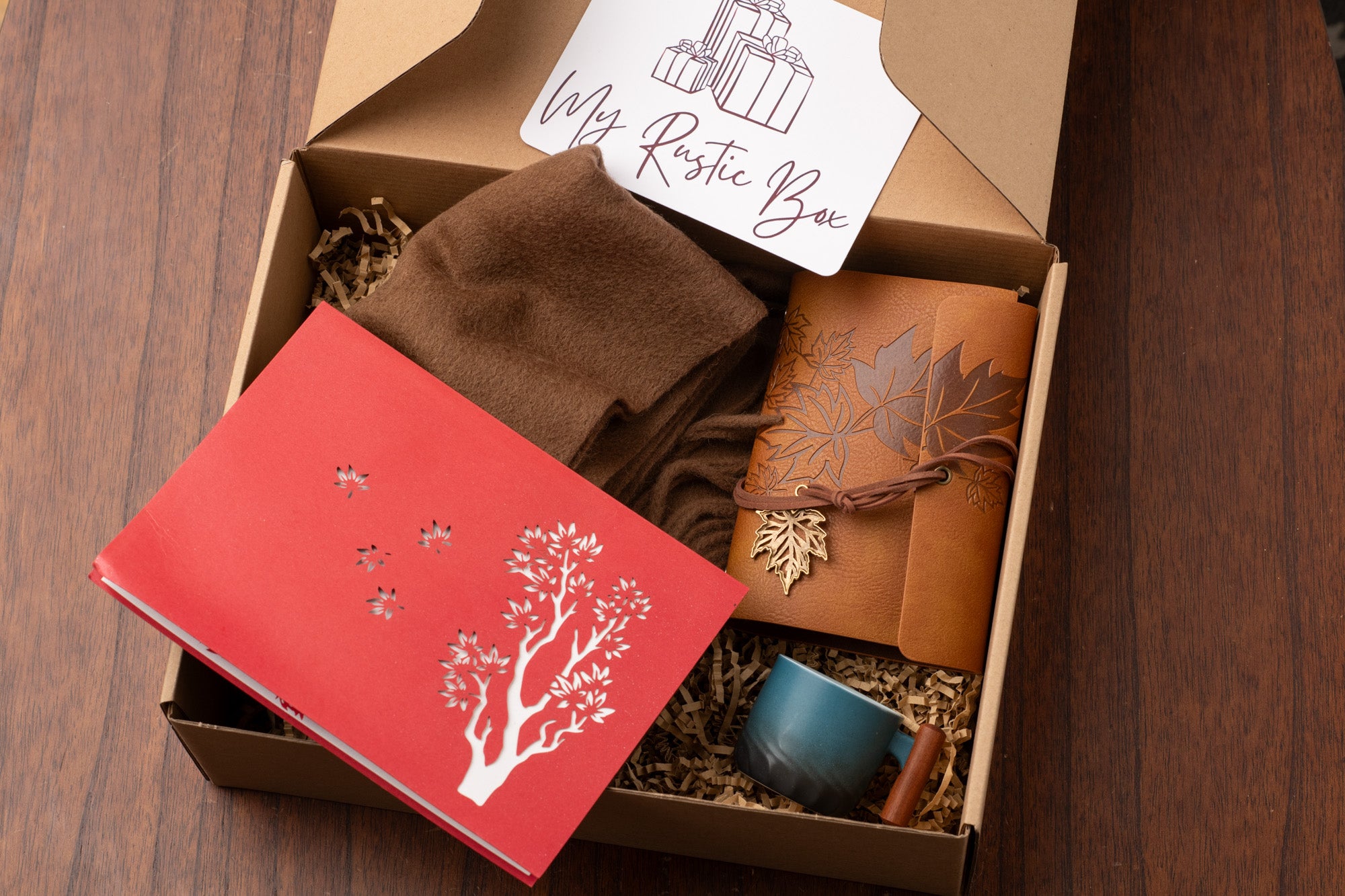 🍁 Rustic Gift Box for Him
