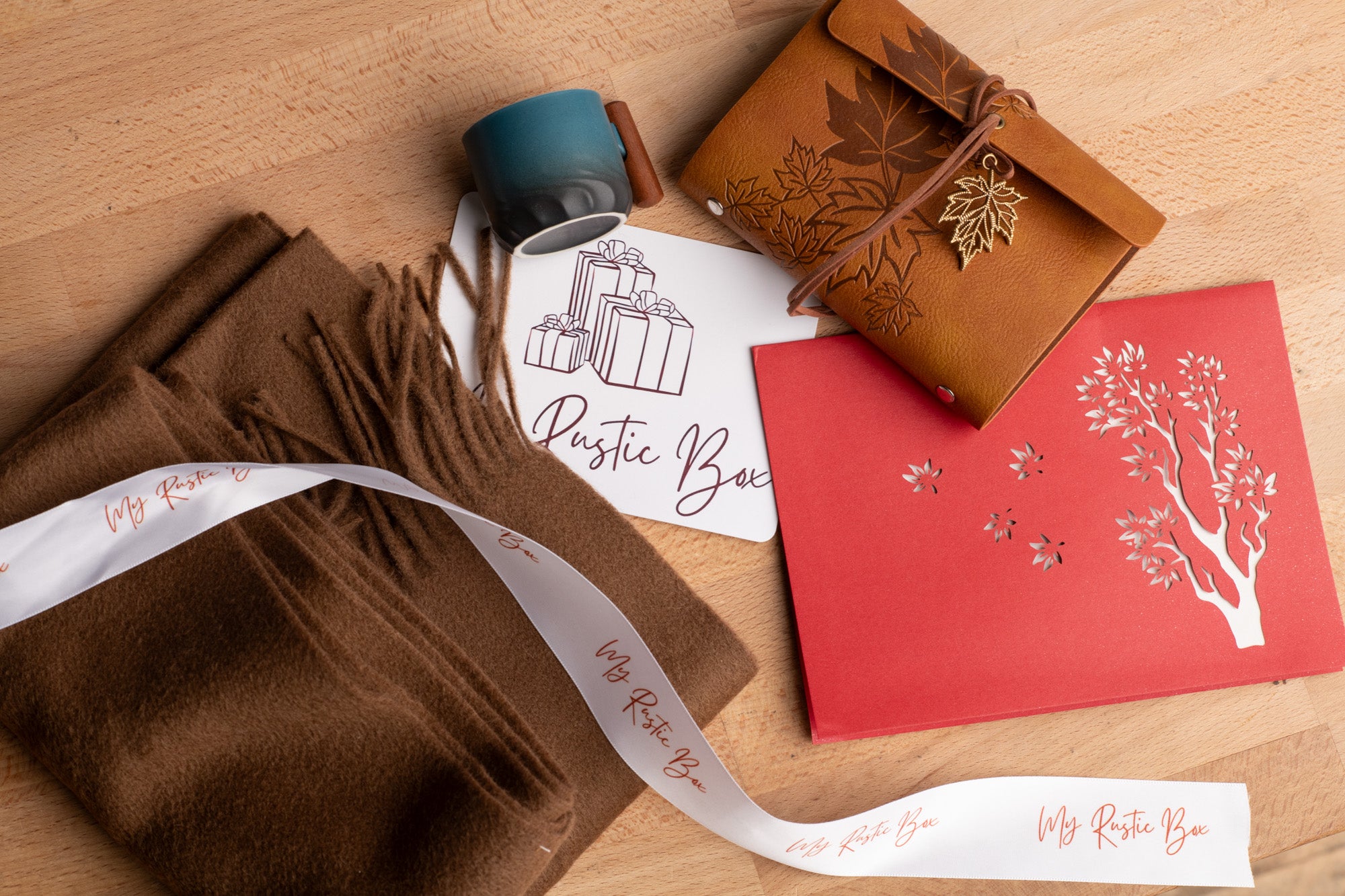 🍁 Rustic Gift Box for Him